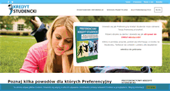 Desktop Screenshot of kredytstudencki.com.pl